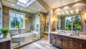 Bathroom Remodel In Newport Beach Modern Coastal Style Bathrooms